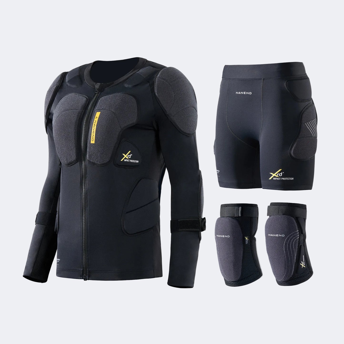 Xrd professional impact-absorbing ski protective gear sets Unisex