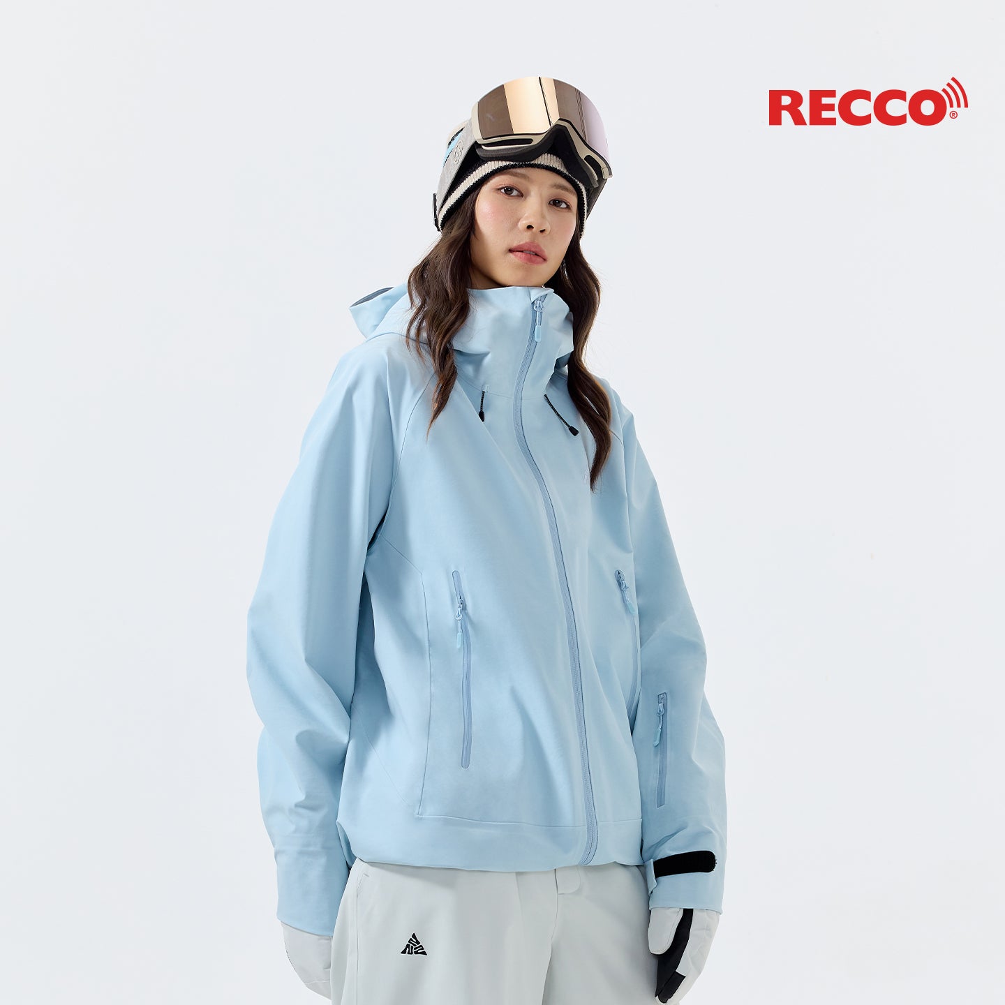 NANEND kleine Farbschale 25 neue 3L Farbe Hardshell Skianzug Männer und Frauen RECCO Skijacke