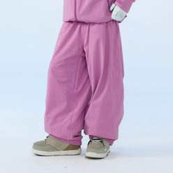 Waterproof Fleece-lined Loose-fit Insulated Snowboard Pants – Unisex