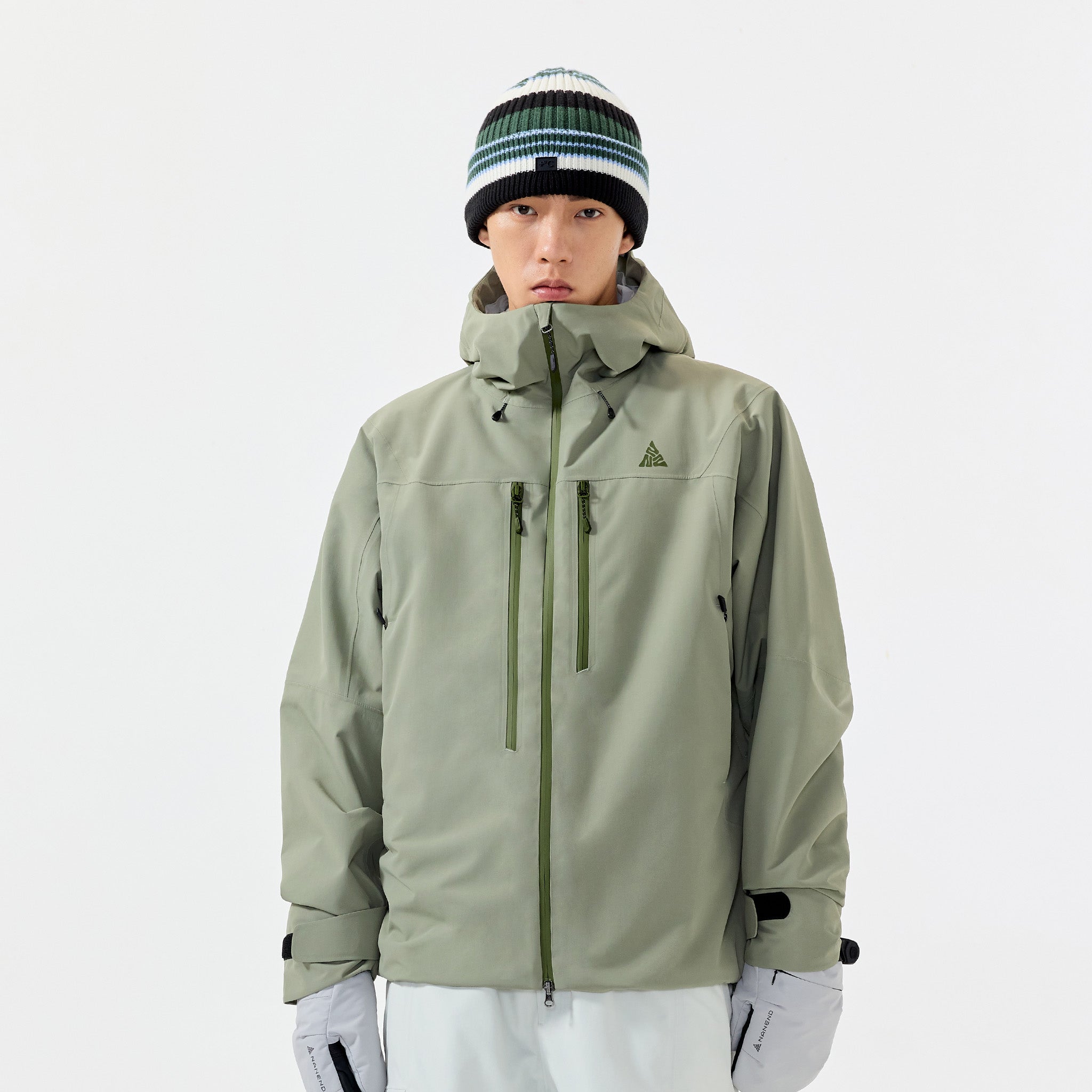 NANEND New 3L Partitioned Cotton-lined Waterproof and Warm Ski Jacket -Unisex