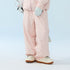 Waterproof Fleece-lined Loose-fit Insulated Snowboard Pants – Unisex (Spring Lotus Pink) – NANEND