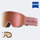 NANEND 25 Jahre alte Zeiss NG24 PRO Skibrille mit klappbarem, doppellagigem Antibeschlag-System und Rahmen. 