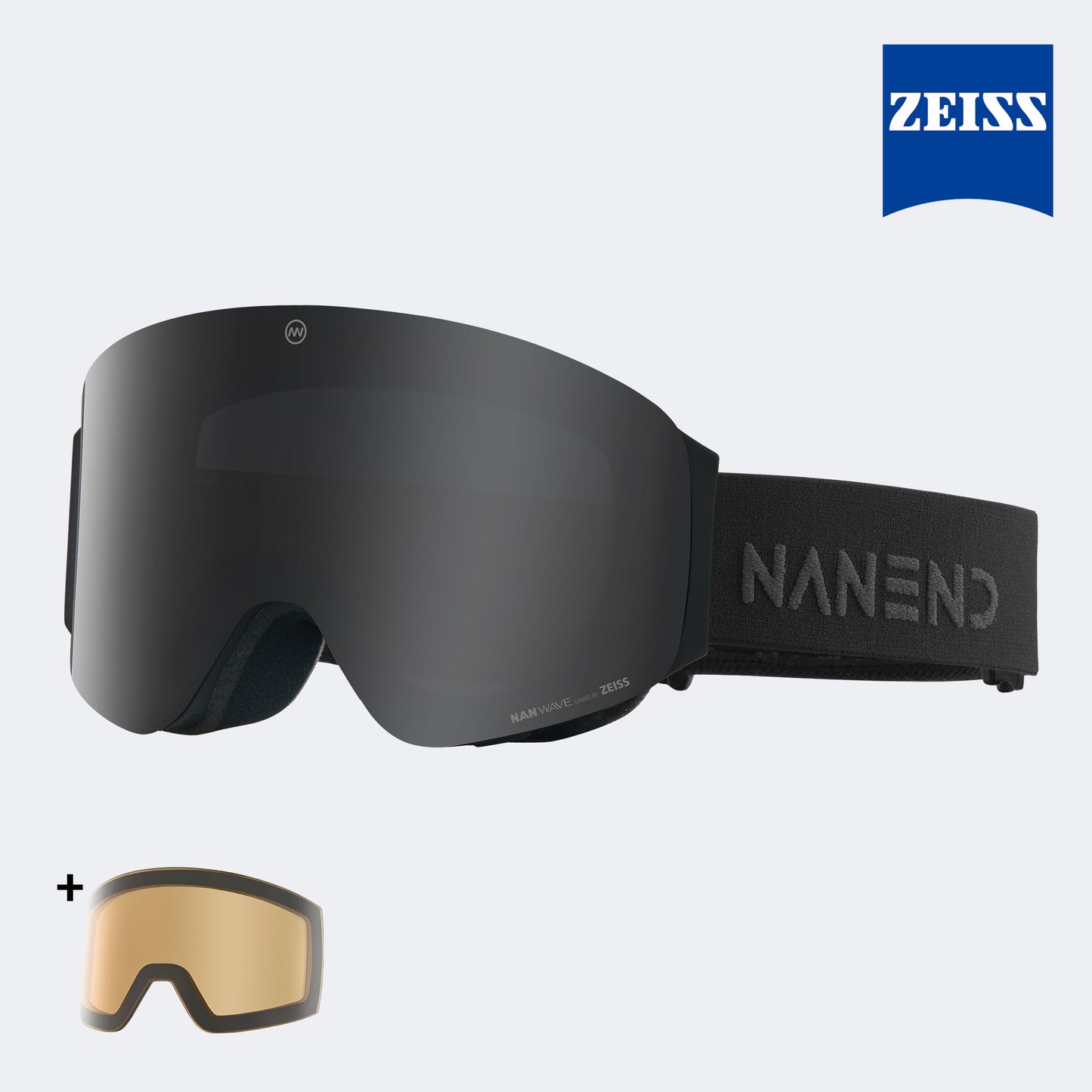 NANEND Zeiss Flip-Up-Skibrille, beschlagfrei, Single- und Doubleboard-Skibrille NG21pro 