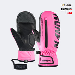 NANEND Built-in wrist support and stability, professional abrasion-resistant Kevlar ski gloves, unisex.