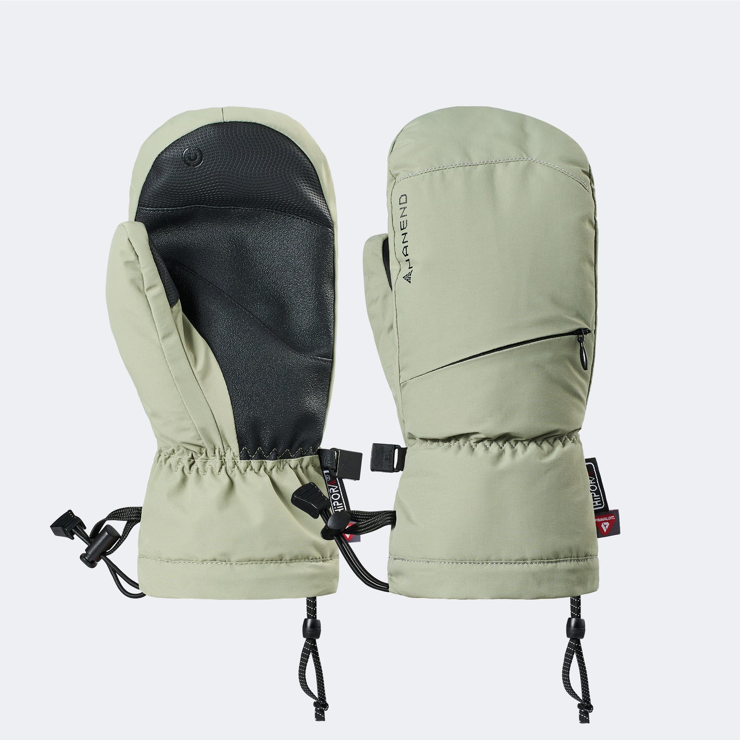 Gold Primaloft® Waterproof Thermal Ski Gloves – Wear-Resistant