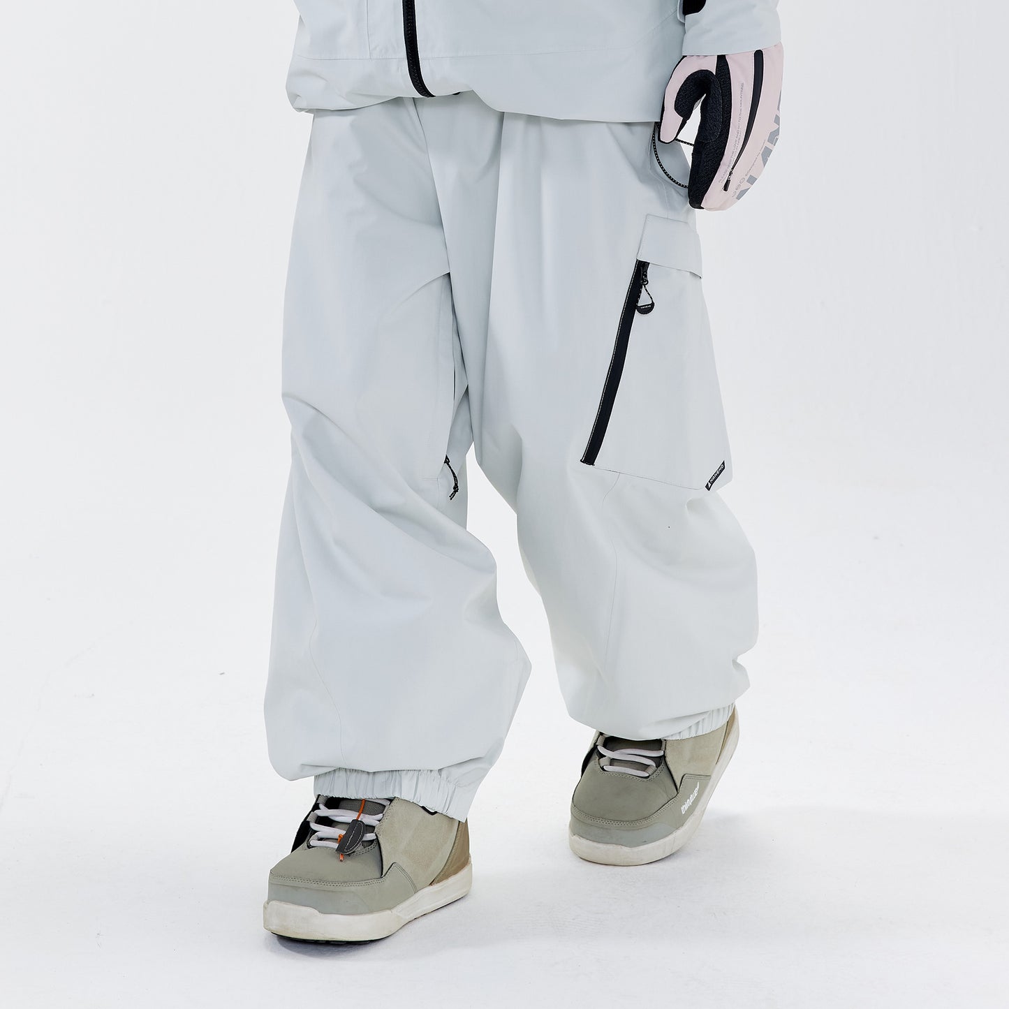 NANEND Skyline Locker sitzende, wasserdichte, professionell verstärkte Damen-Snowboard- und Skihose 
