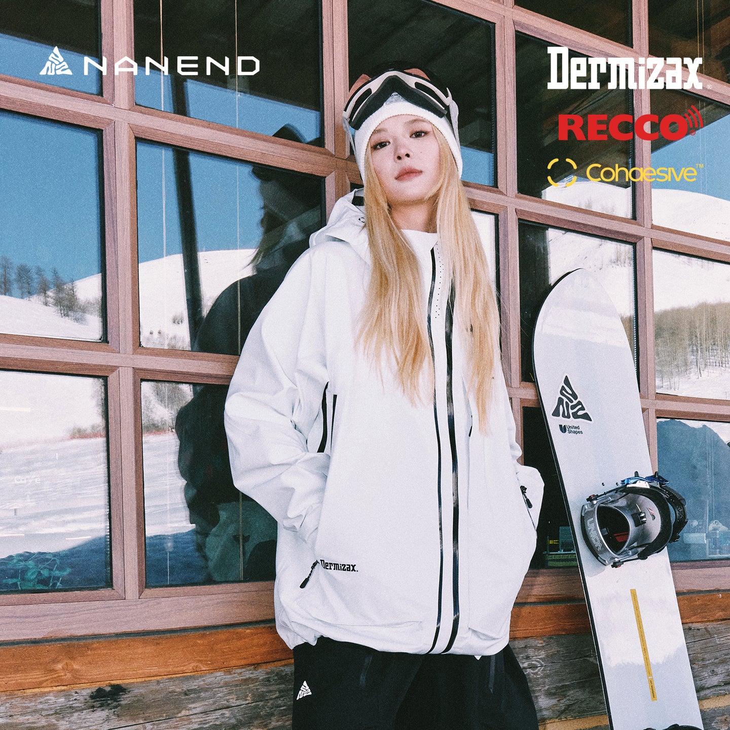 NANEND Skyline PRO ski suit women's 25 new waterproof high-end 3L hard shell outdoor top jacket