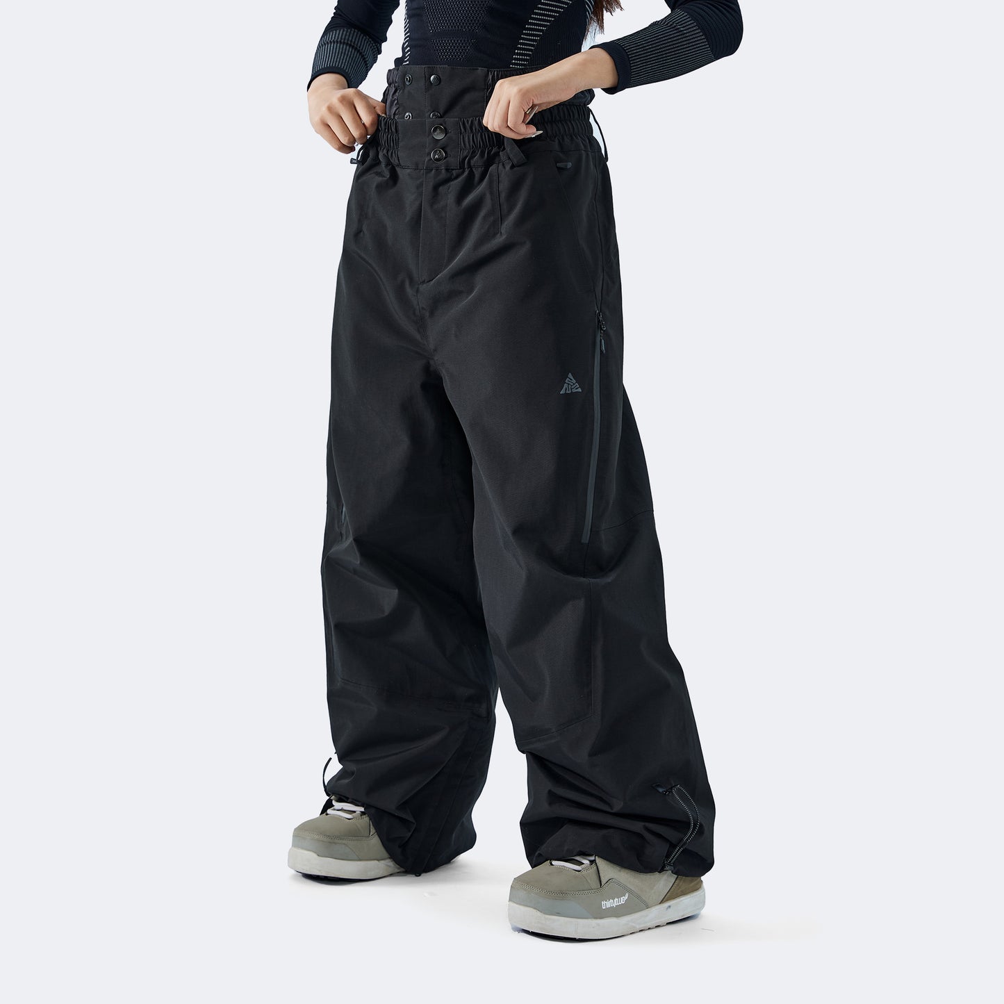 NANEND 3L Neue wasserdichte, strapazierfähige, fleecegefütterte Freestyle-Skihose für Damen und Herren mit Nahtversiegelungstechnologie