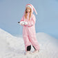 NANEND Warm & Waterproof Children's One-Piece Ski Suit for Boys and Girls
