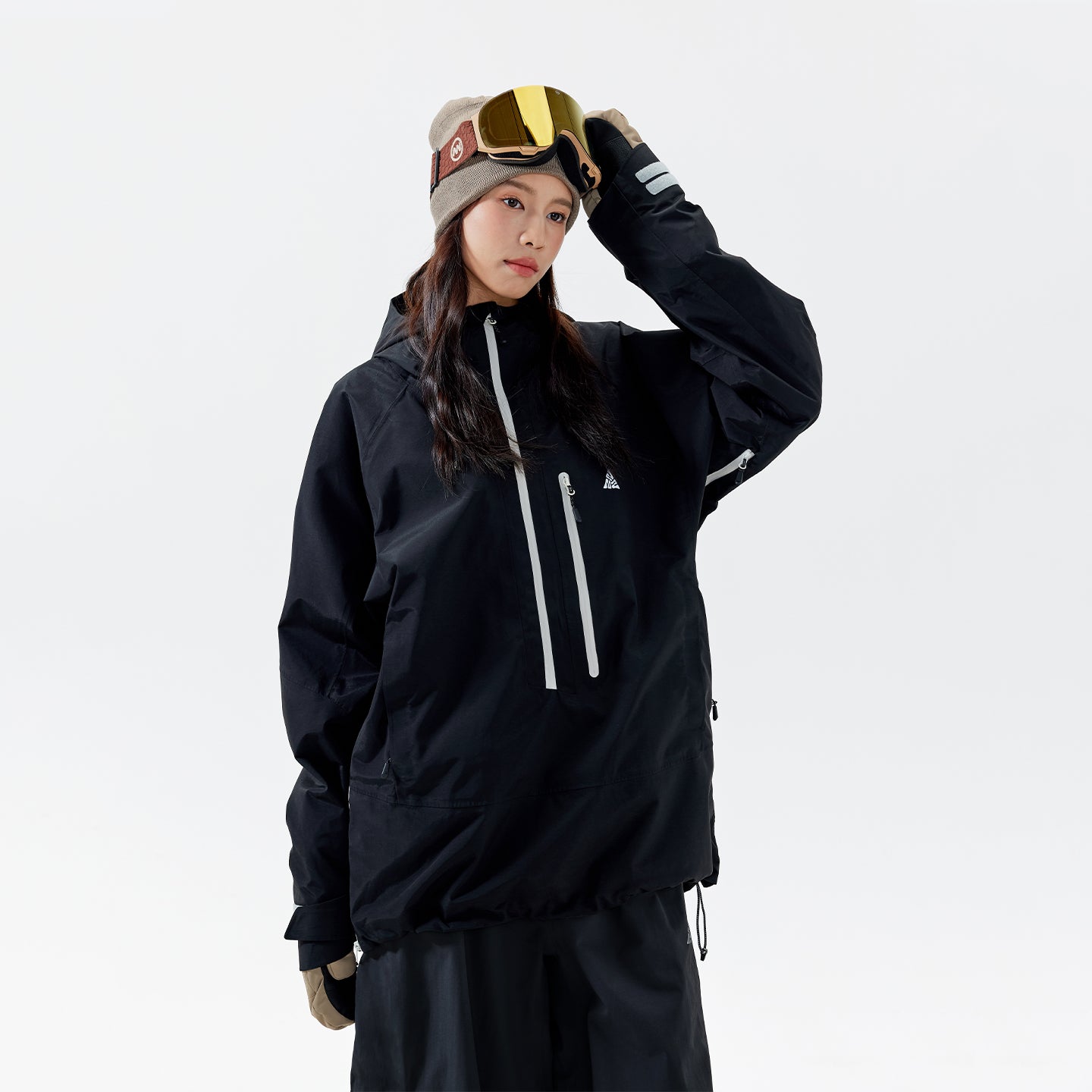 NANEND New Ski Suit Women's Loose Ski Suit Waterproof Windproof Warm Jacket Snowboard Snow Jacket