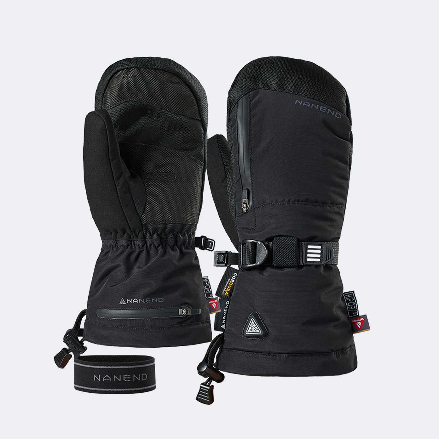 Cordura® Wear-Resistant Heated Ski Gloves