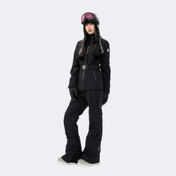 Black jacket + black pants