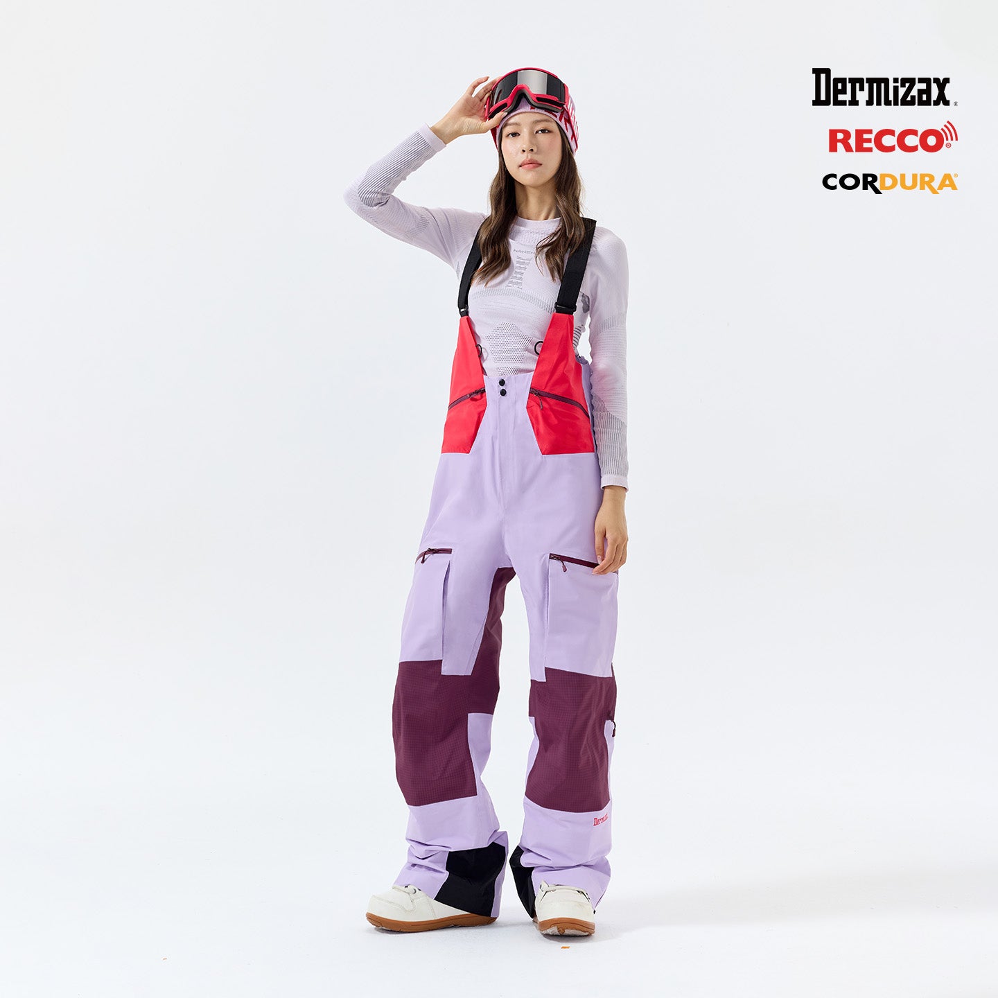 NANEND New Dermizax Snow Overalls in Berry Purple Pro Fit - Unisex