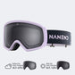 Dark purple photochromic lenses VLT 12%-47%