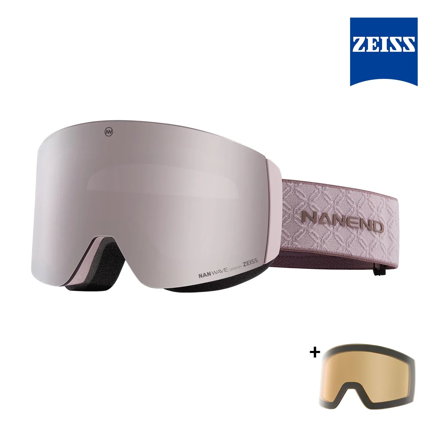 NANEND Wilderness Double Zeiss Lens Wave Magnetic Ski Goggles NG14pro