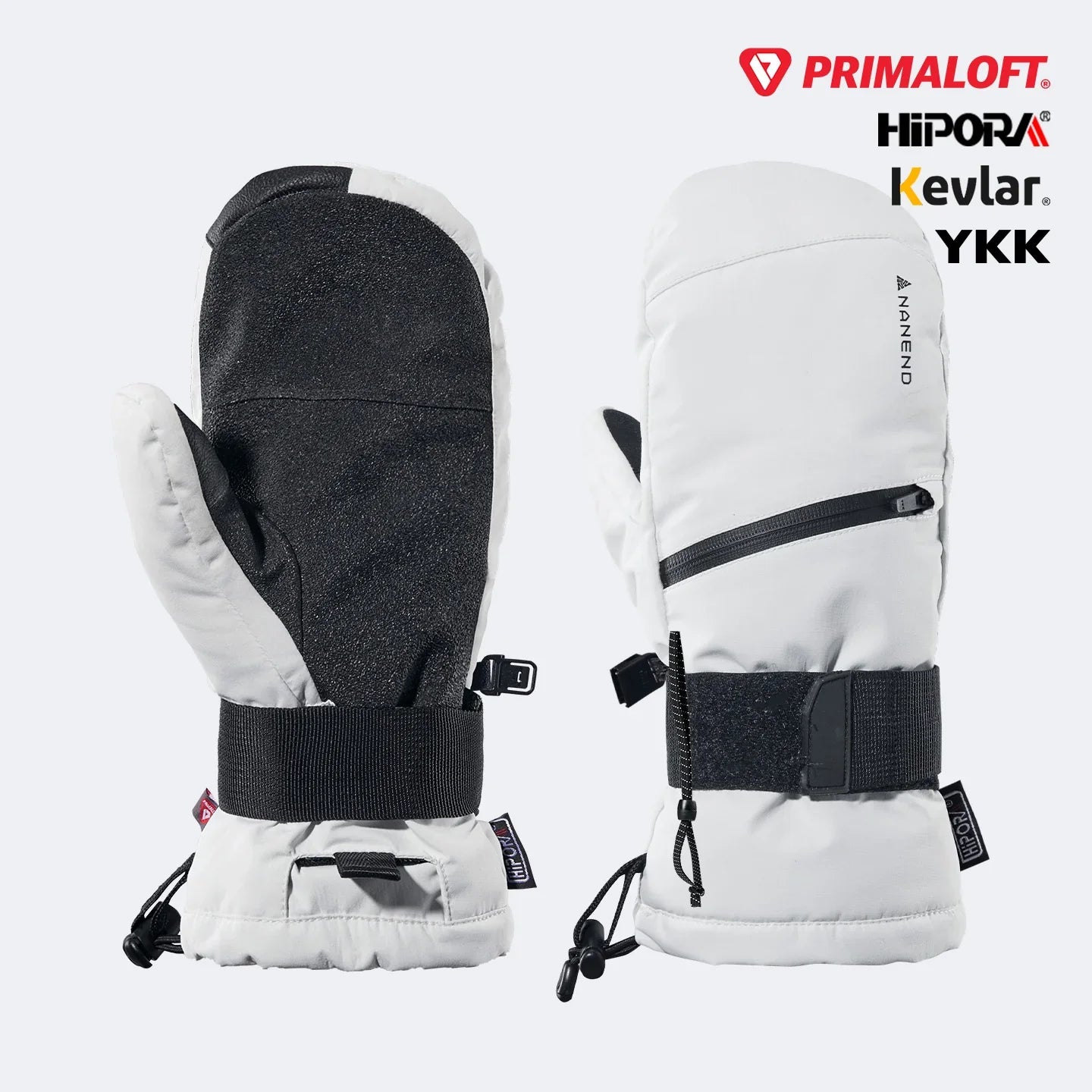 NANEND Gold Standard P-Cotton Filled Professional Warm Ski Gloves