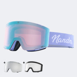 Three-lens all-weather magnetic Ski Goggles NG19