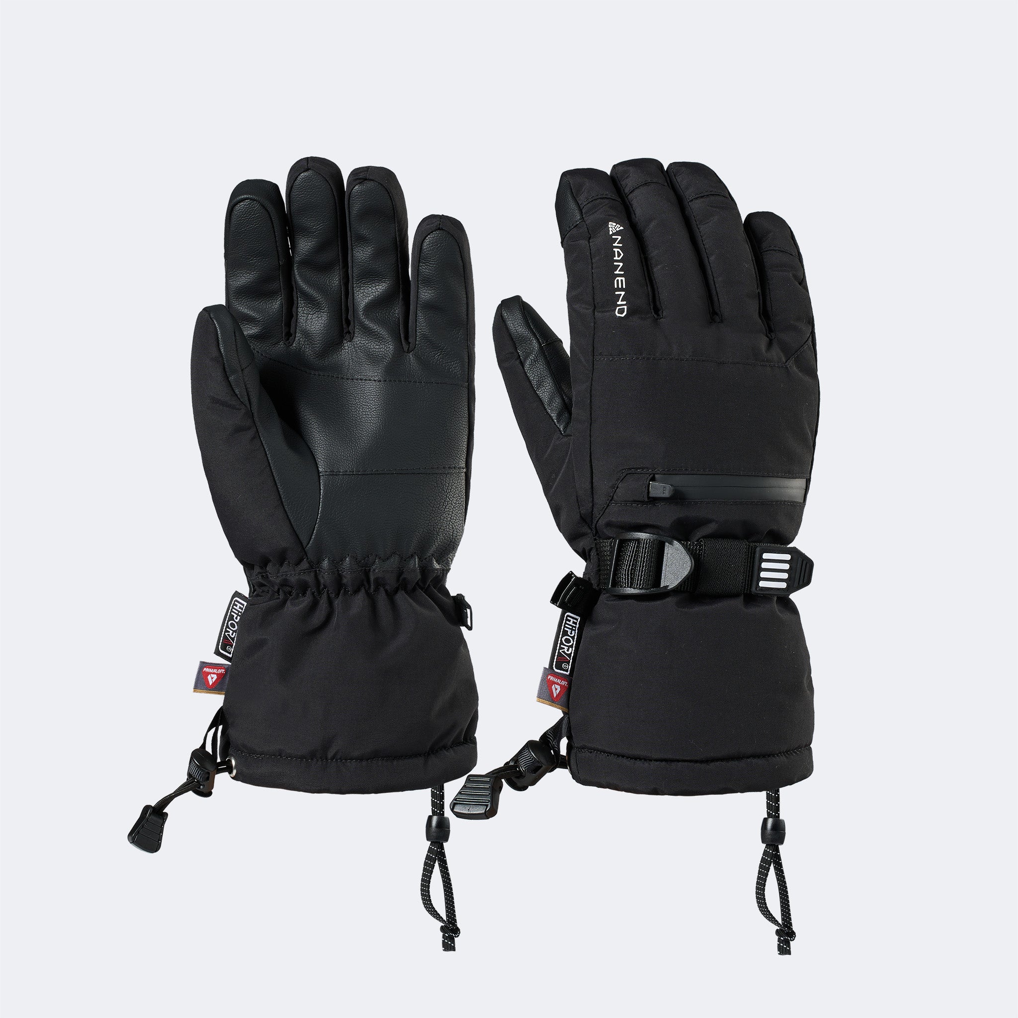 NANEND Neue Skihandschuhe Professionelles Furnier Gold Standard P Baumwolle Fünf Finger Verdickt Wasserdicht und Warm NS5015 