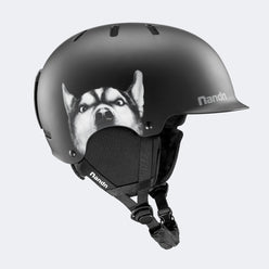 Wide-brimmed warm and shockproof ski helmet NT31