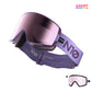 NANEND SNAP Master – AXIOPT High-Contrast Anti-Fog Magnetic Side Opening Ski Goggles N10