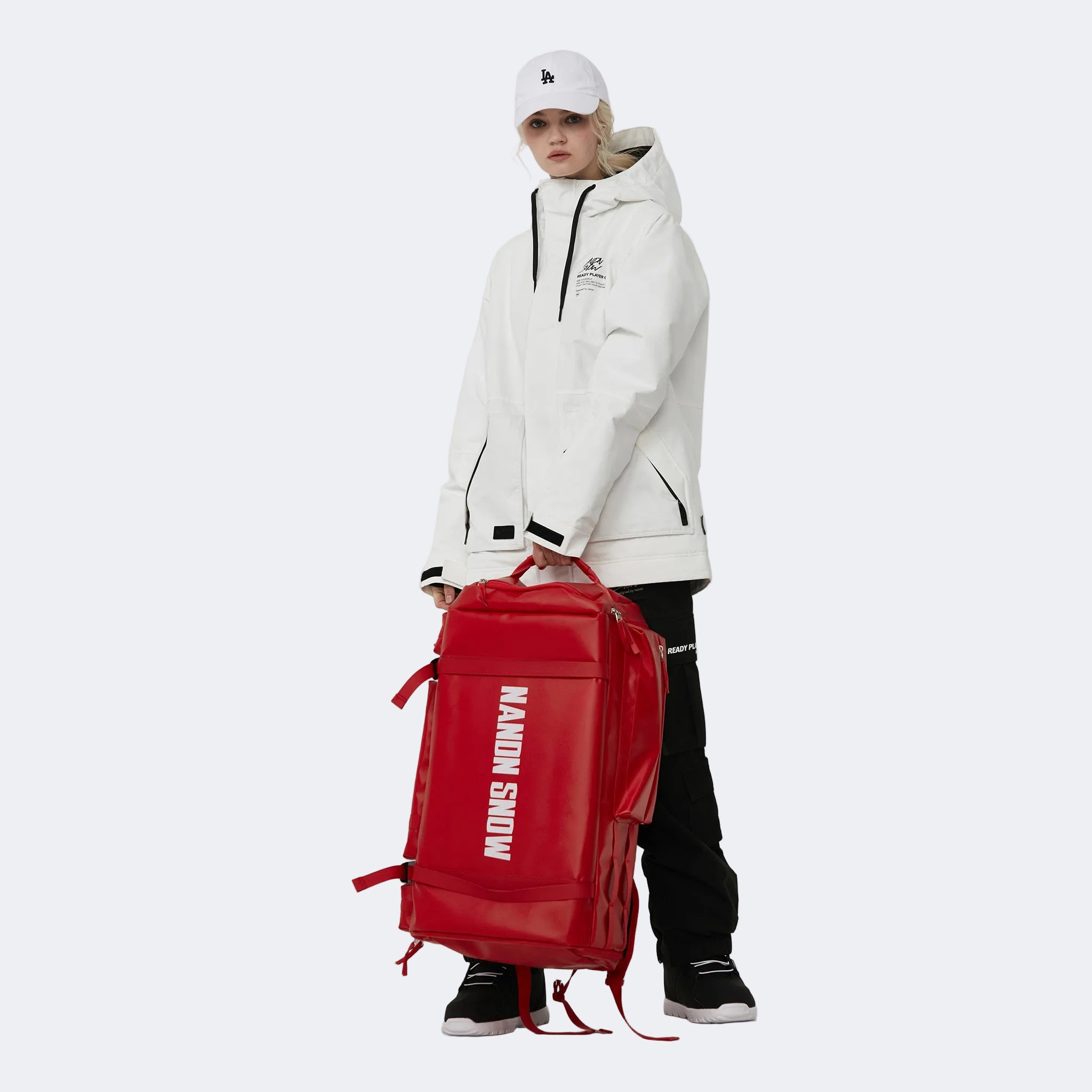 Large-Capacity Ski Backpack – Dual-Shoulder Straps, Wet-Dry Compartments