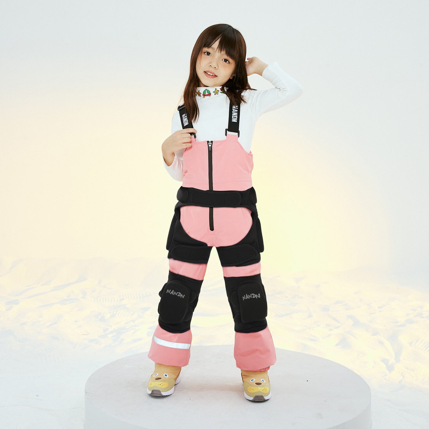 Kids Impact Protection – Hip & Knee Pads, Overpants Style, Thickened for Skiing