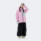 Baby pink jacket + black pants