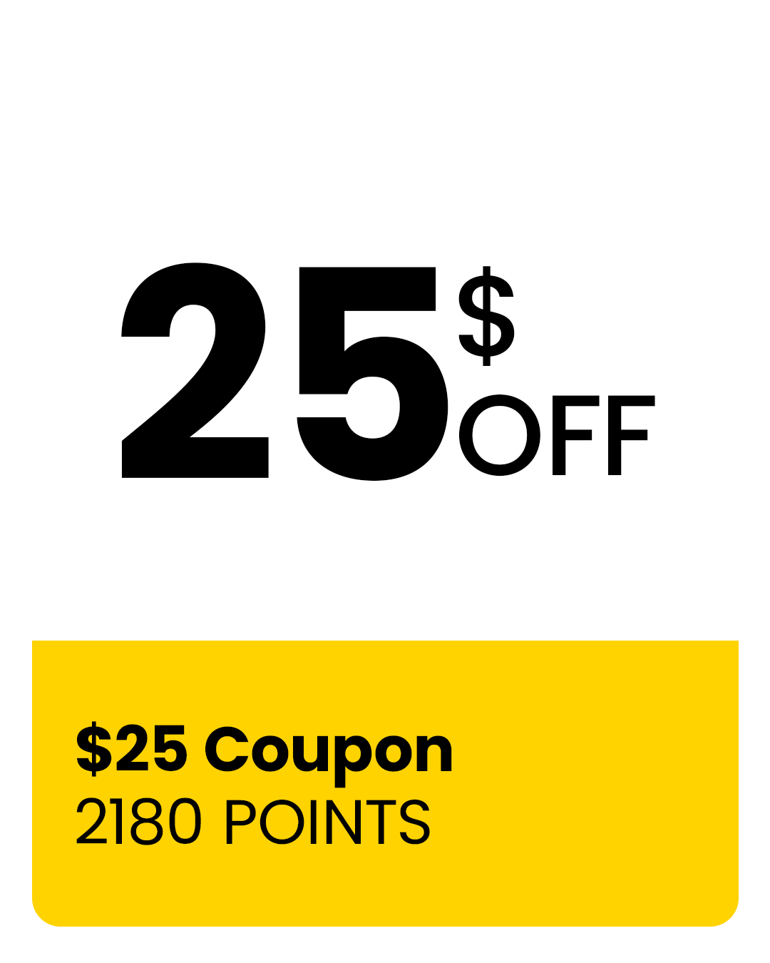 Coupon reward: $25 off – NANEND Club