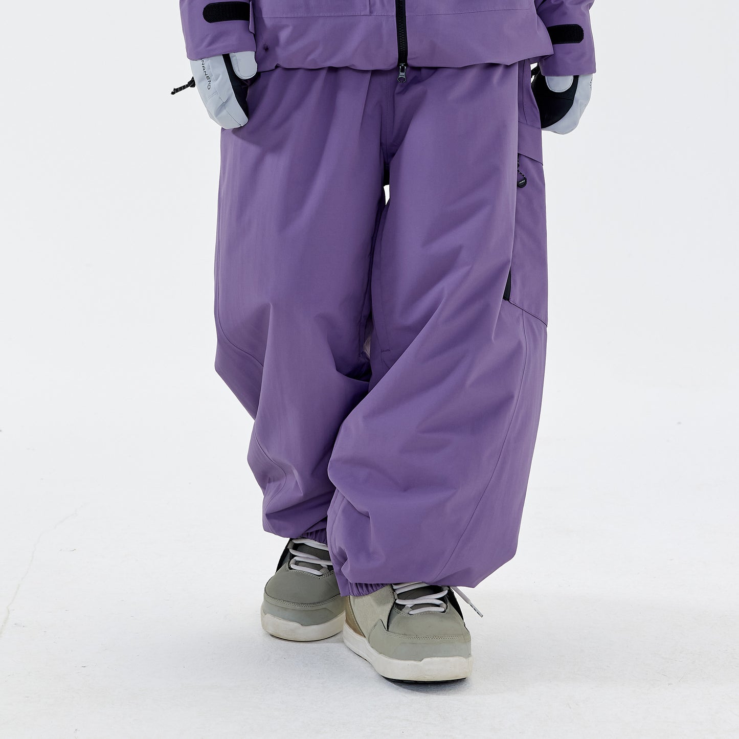 NANEND Skyline Locker sitzende, wasserdichte, professionell verstärkte Damen-Snowboard- und Skihose 