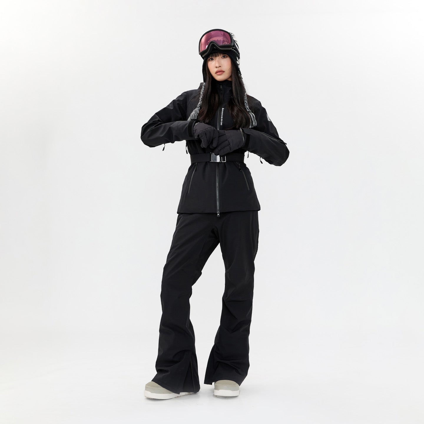 NANEND Women's Sweetspot Slim Fit Flare Ski Suit Set