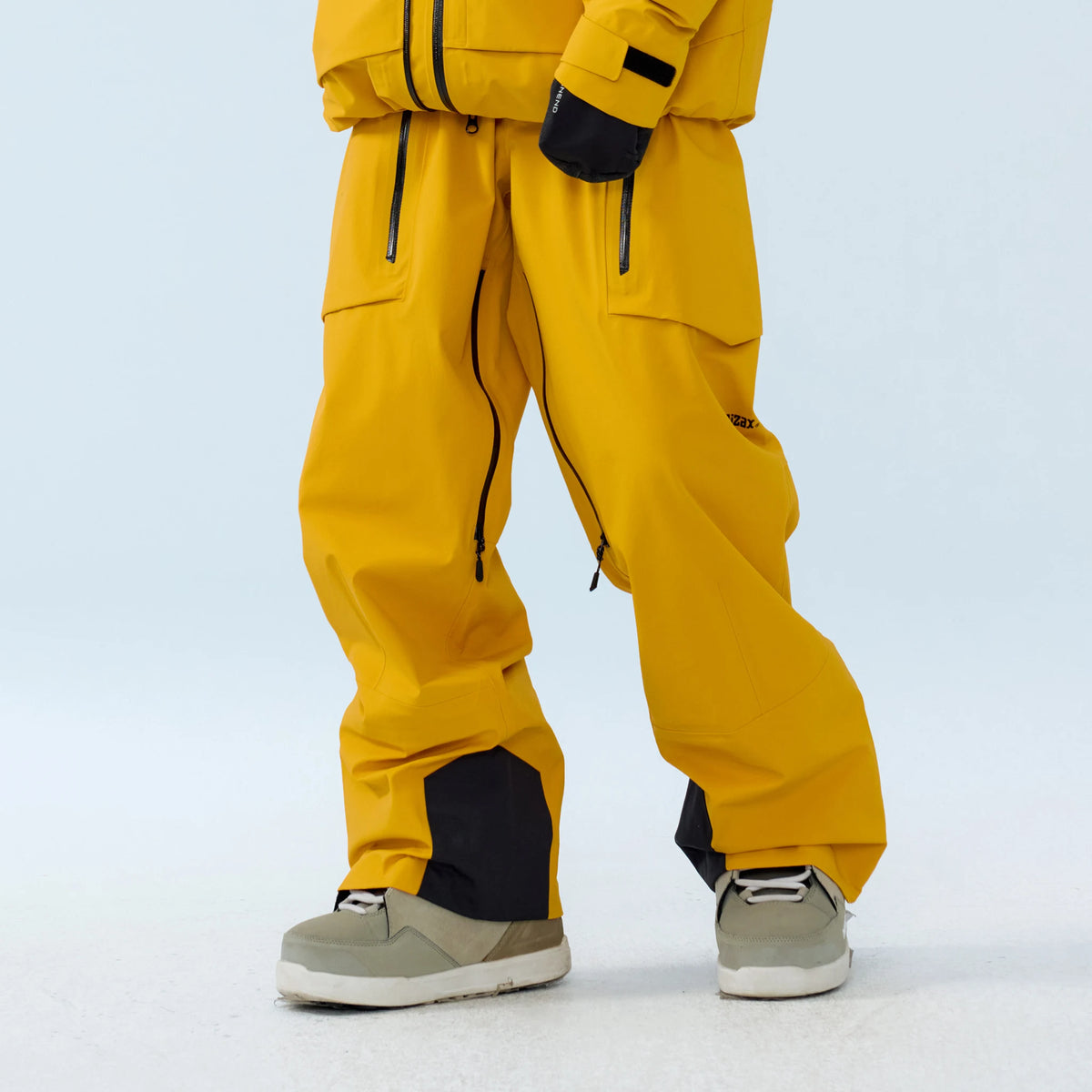 Skyline PRO Series Dermizax Hard Shell Alpine Ski Pants – Unisex – NANEND (Sea Pine Yellow)