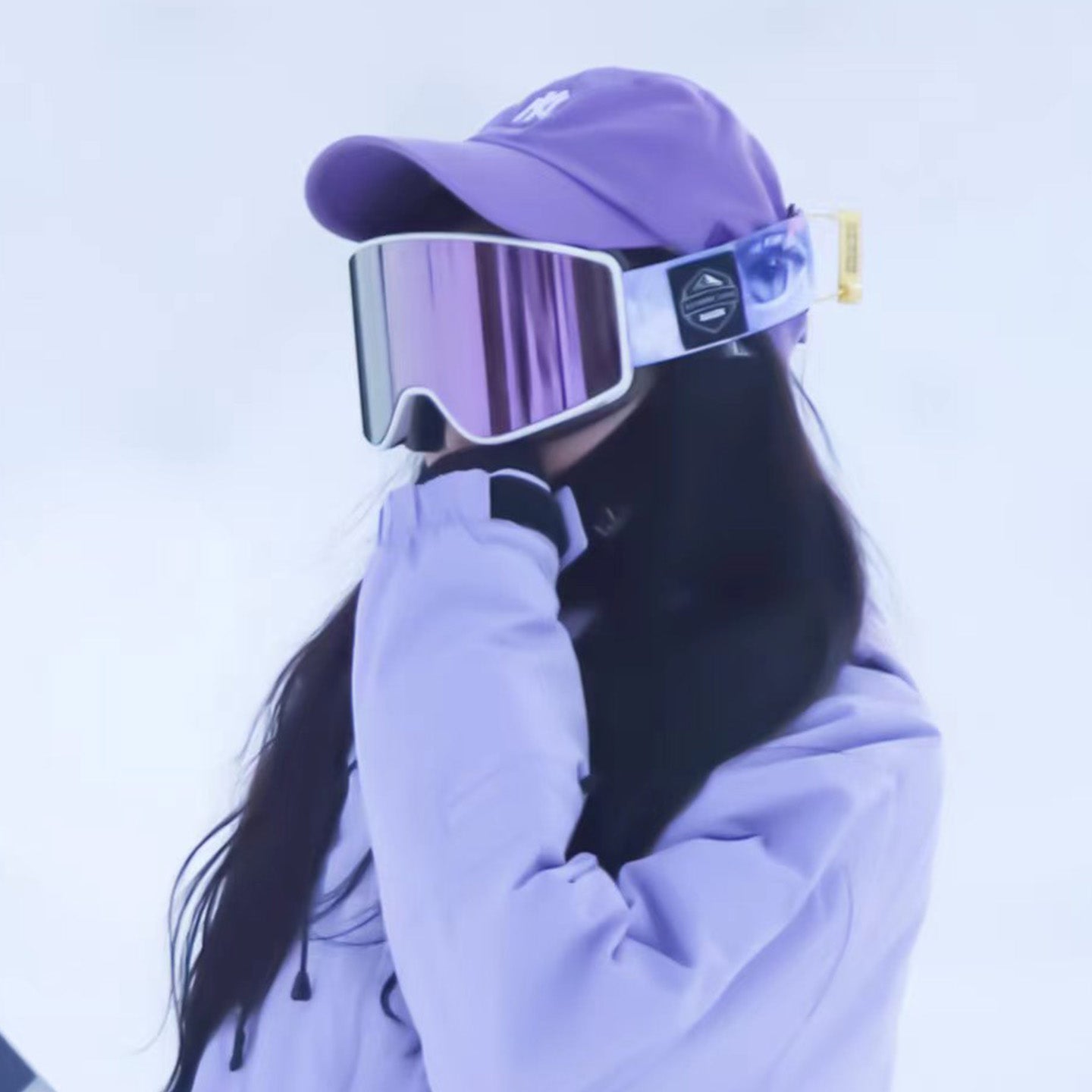 NANEND Cylindrical anti-fog inner layer Mazzucchelli lens ski goggles NG11