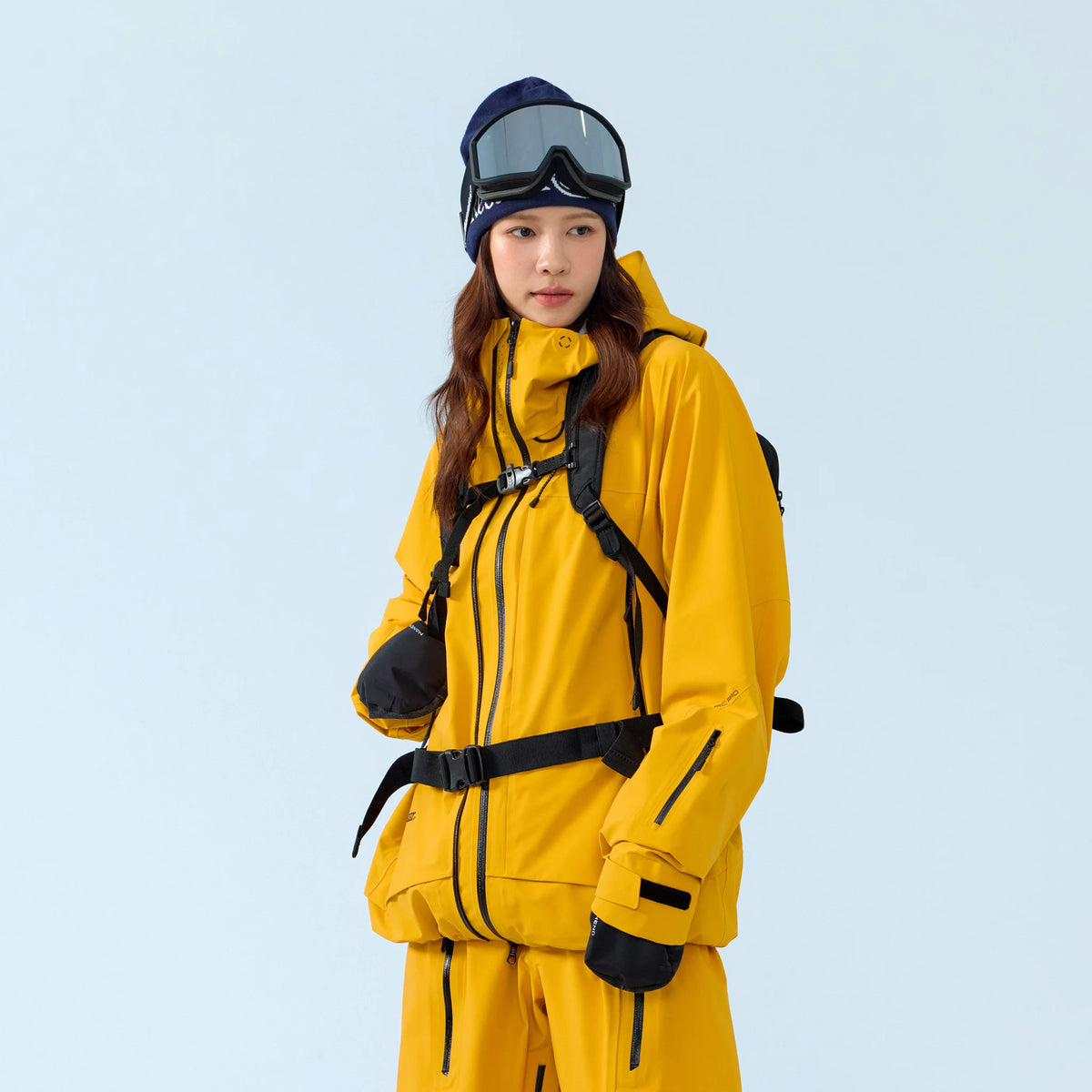 Skyline PRO Series Dermizax Hard Shell Alpine Ski Jacket – Unisex – NANEND (Sea Pine Yellow)