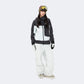 Black and white top + Snow Mountain White Pants