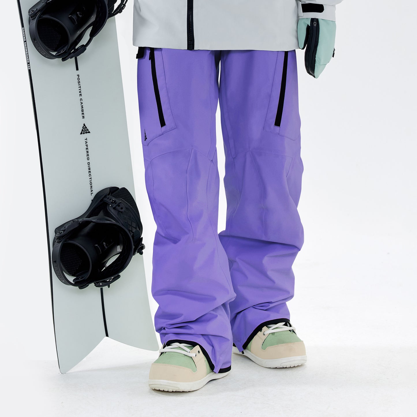 NANEND P Wasserdichte Baumwoll-Skihose für Herren mit RECCO. 