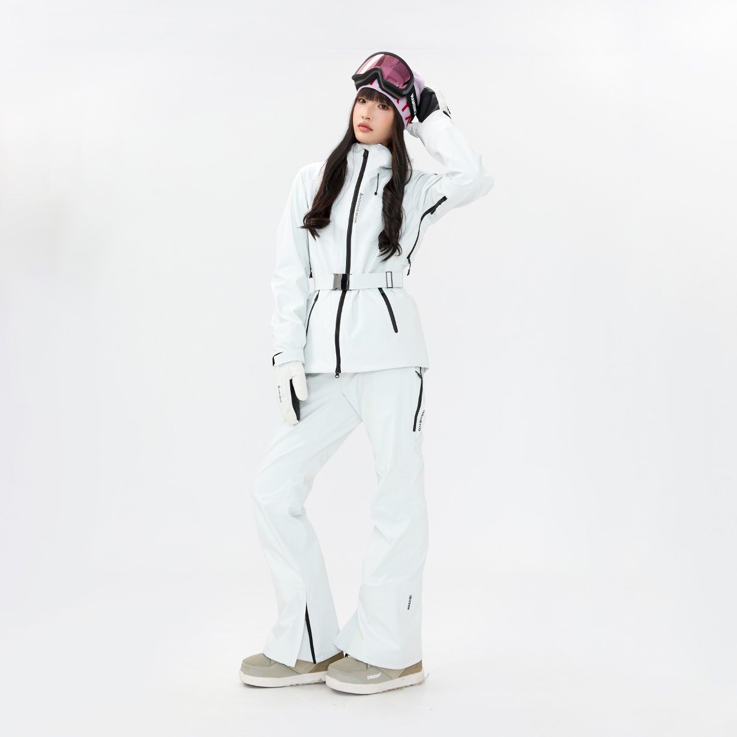 NANEND Women's Sweetspot Slim Fit Flare Ski Suit Set