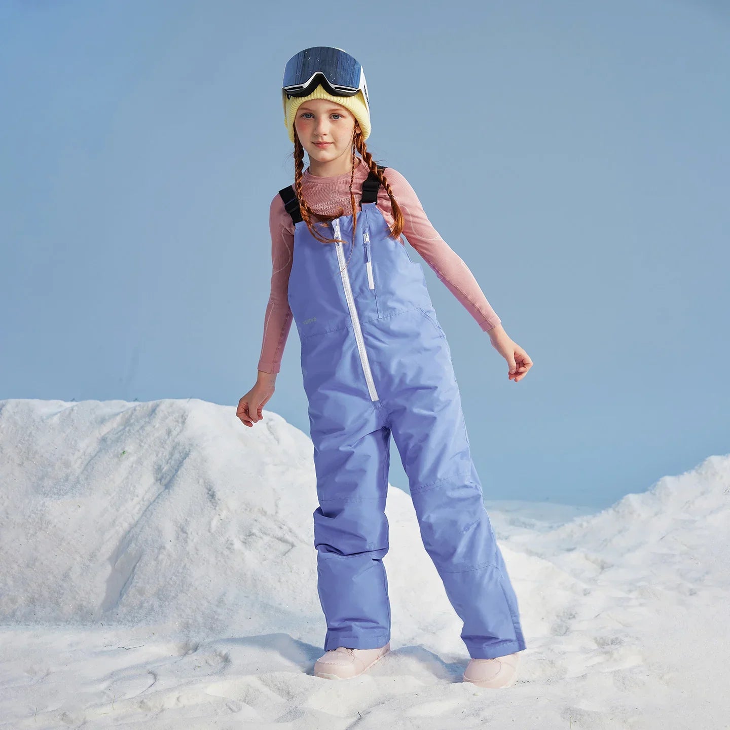 Pantalon de ski enfant NANEND, imperméable, chaud et résistant à l'usure. 