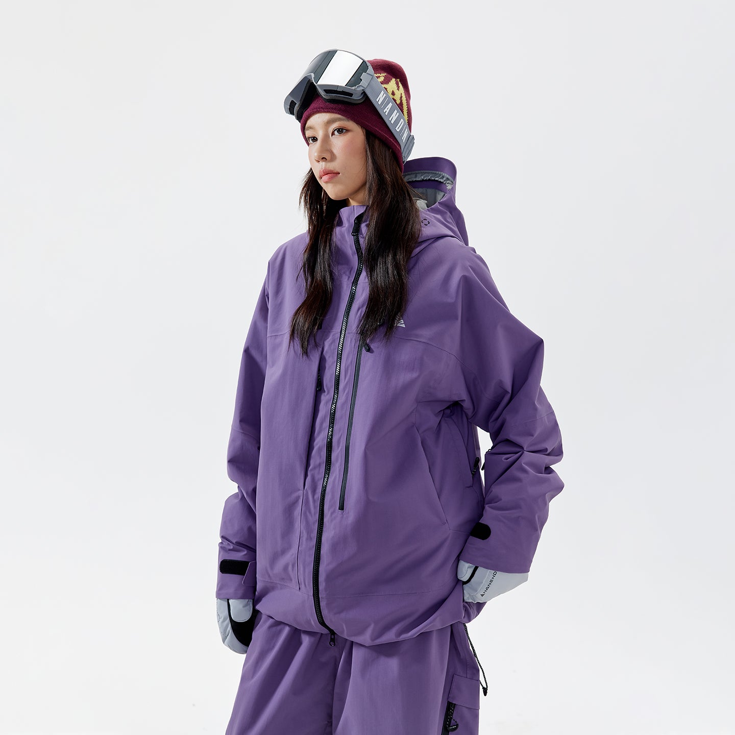 NANEND Arc 3L Ski Suit，Waterproof & Thickened Ski Jacket, Recco Searcher Snowboard Clothing for Men, Women