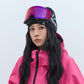 Three-lens all-weather magnetic Ski Goggles NG19