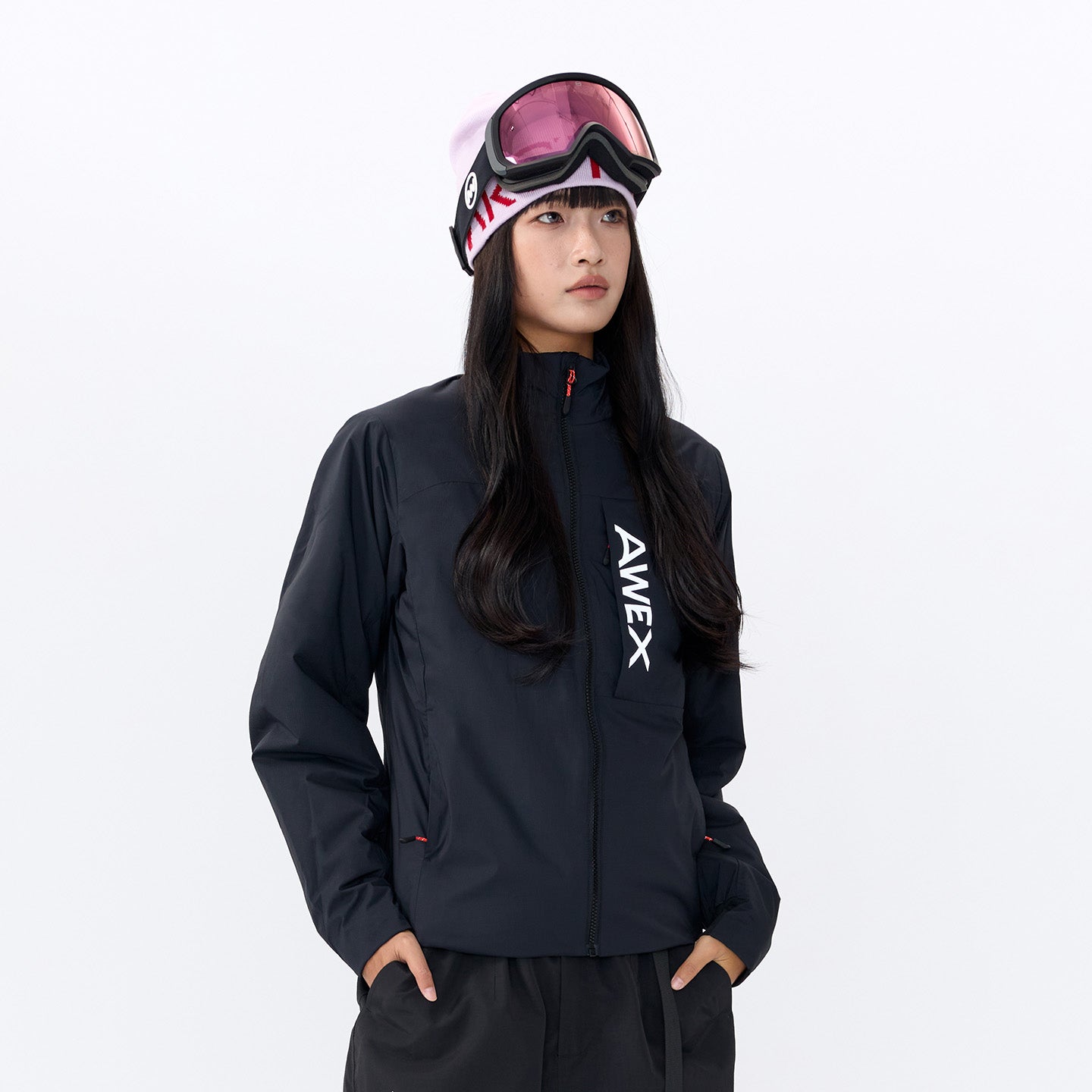 NANEND & AWEX Collaboration New P-Cotton Warm Ski Mid-Layer Jacket