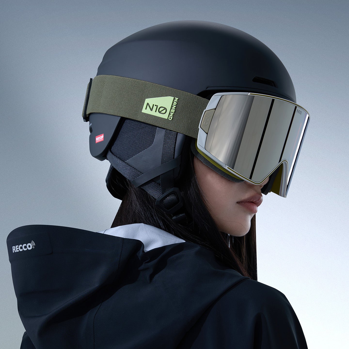 NANEND SNAP Master – AXIOPT High-Contrast Anti-Fog Magnetic Side Opening Ski Goggles N10