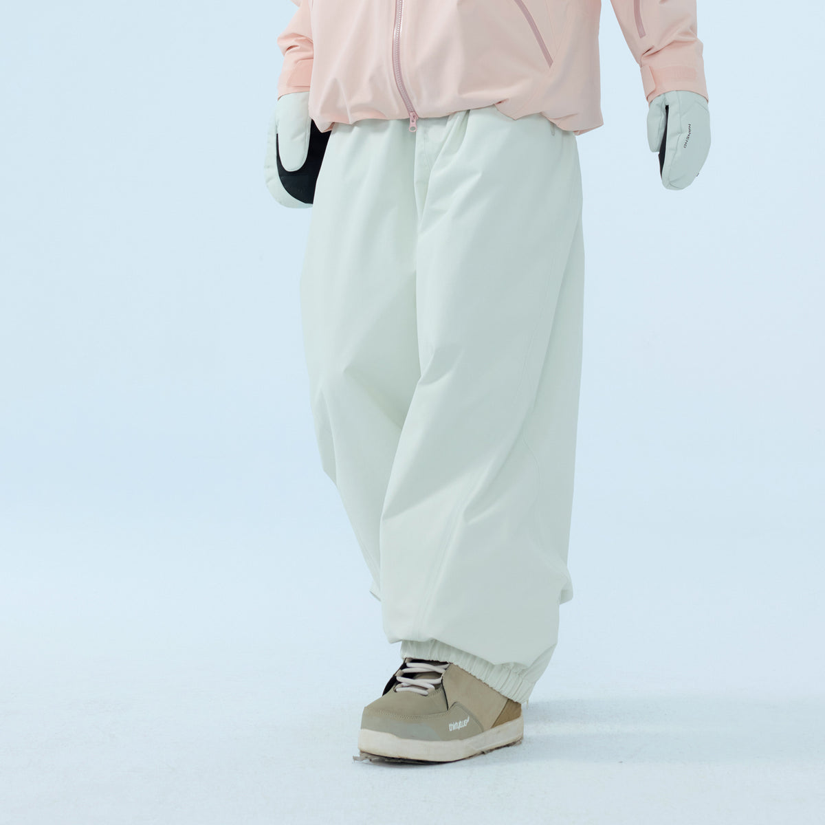 Waterproof Fleece-lined Loose-fit Insulated Snowboard Pants – Unisex