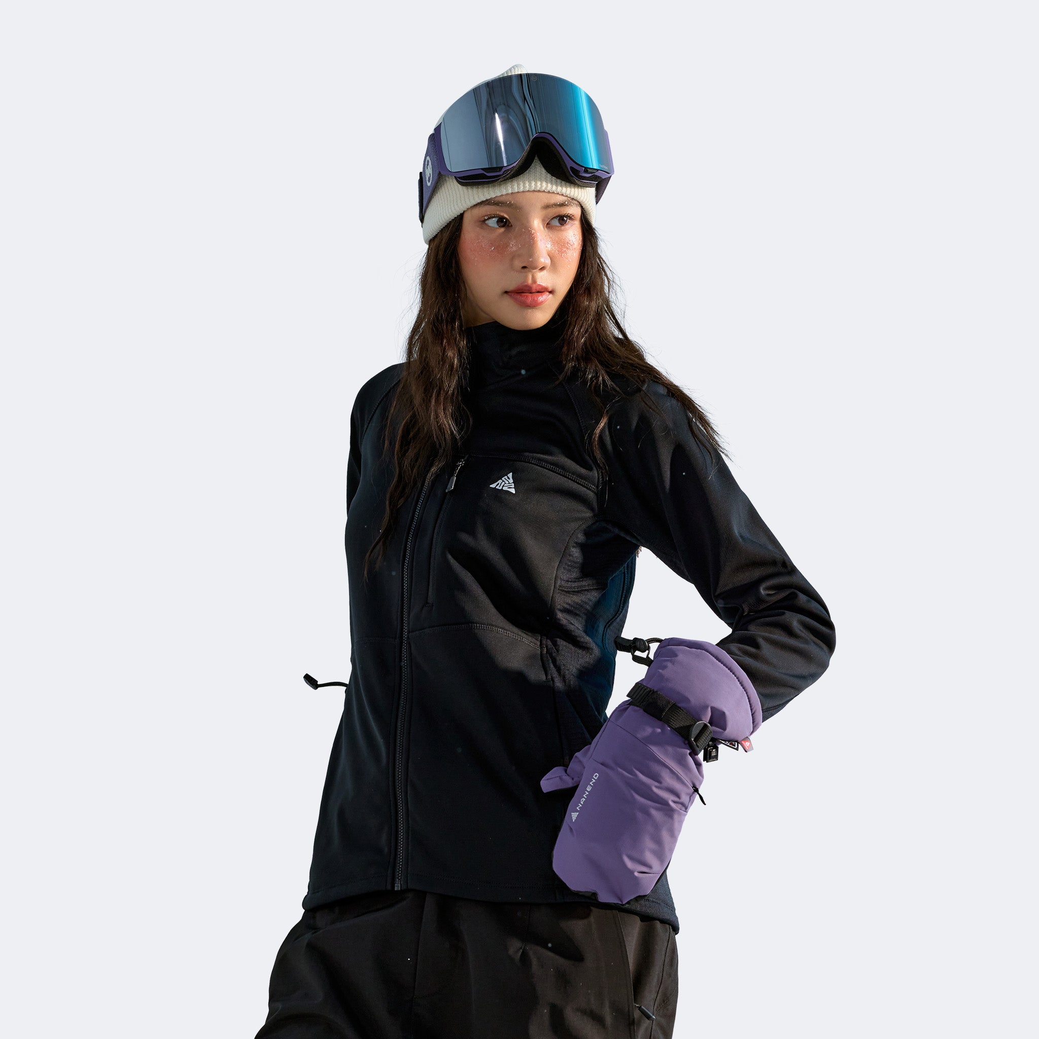 Women's fleece breathable moisture-wicking jacket - mid-layer