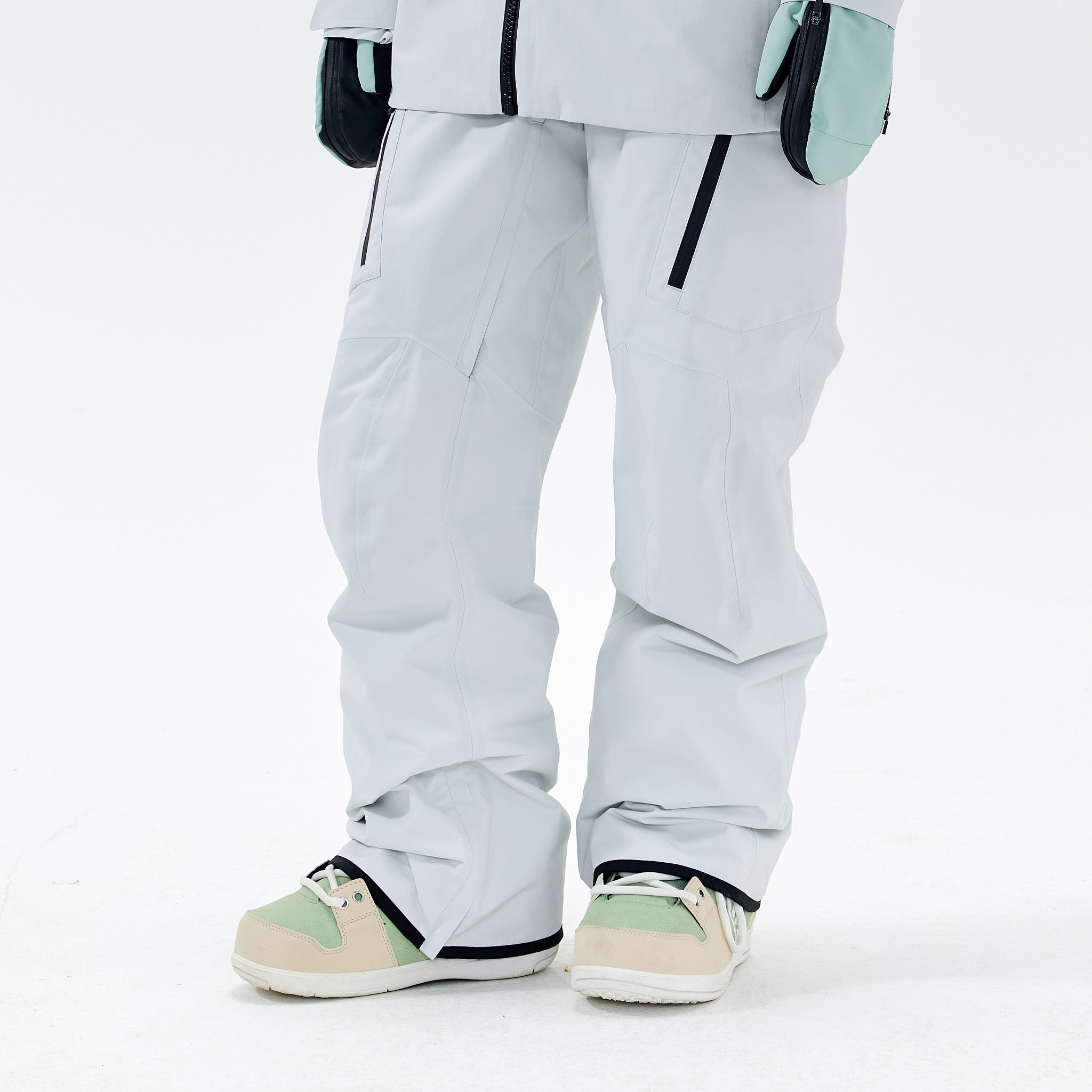 NANEND P Wasserdichte Baumwoll-Skihose für Herren mit RECCO. 