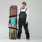 NANEND Waterproof & Abrasion-Resistant Rolling Ski Bag, Large Capacity