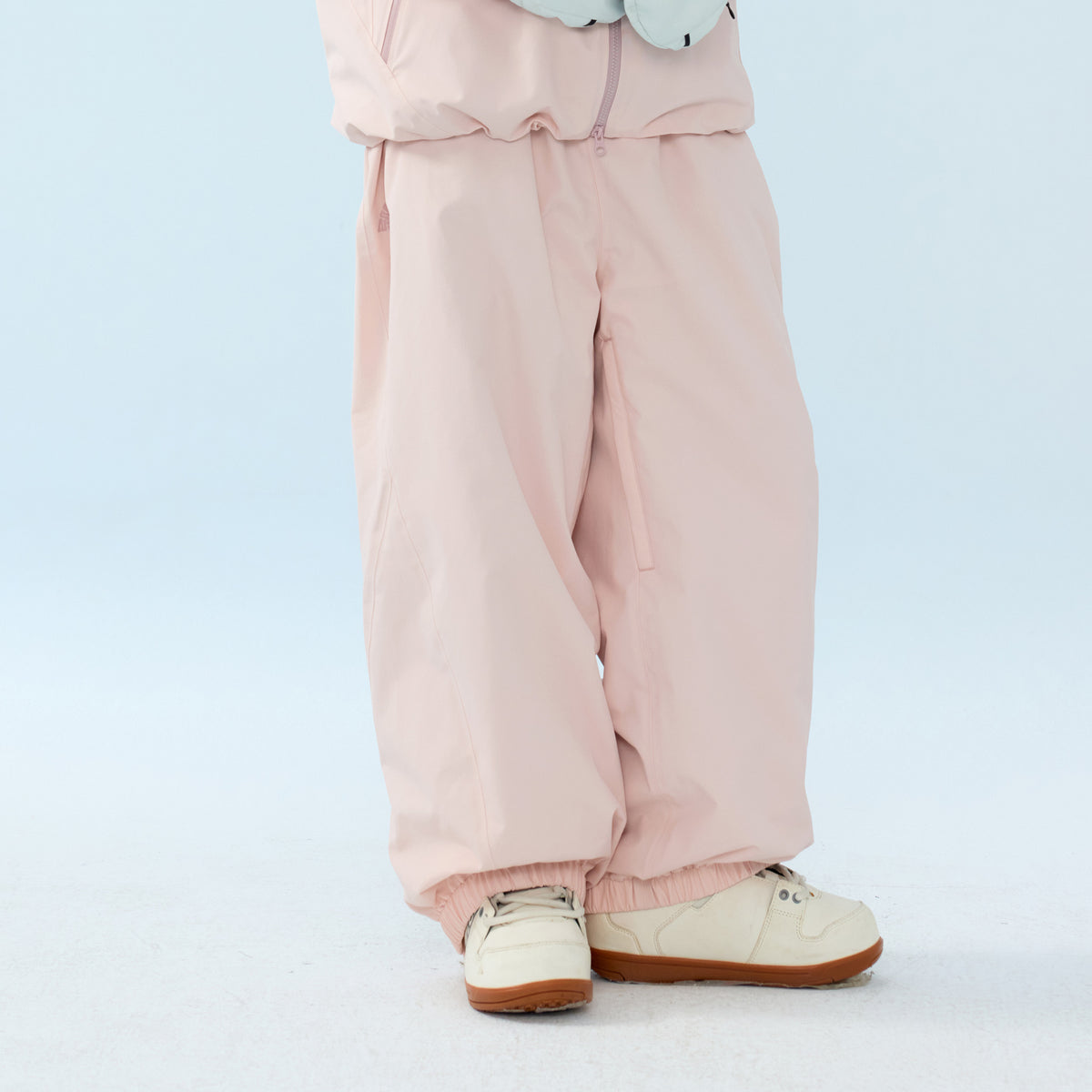 Waterproof Fleece-lined Loose-fit Insulated Snowboard Pants – Unisex