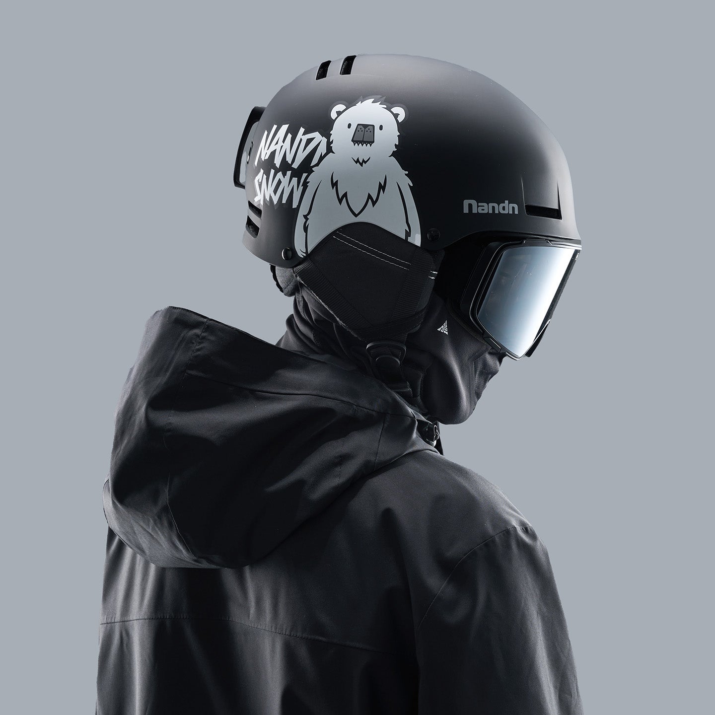 NANEND Small brim, warm and shockproof ski helmet NT30