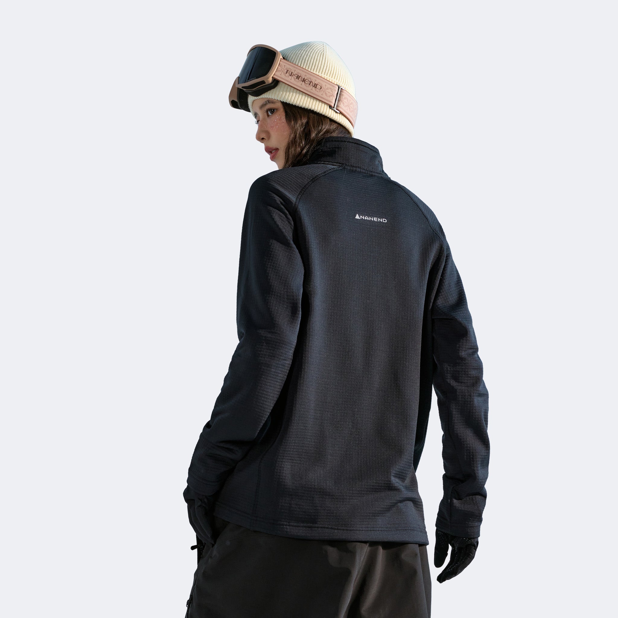 Breathable and moisture-wicking ski jacket midlayer - Unisex