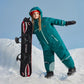 NANEND Warm & Waterproof Children's One-Piece Ski Suit for Boys and Girls