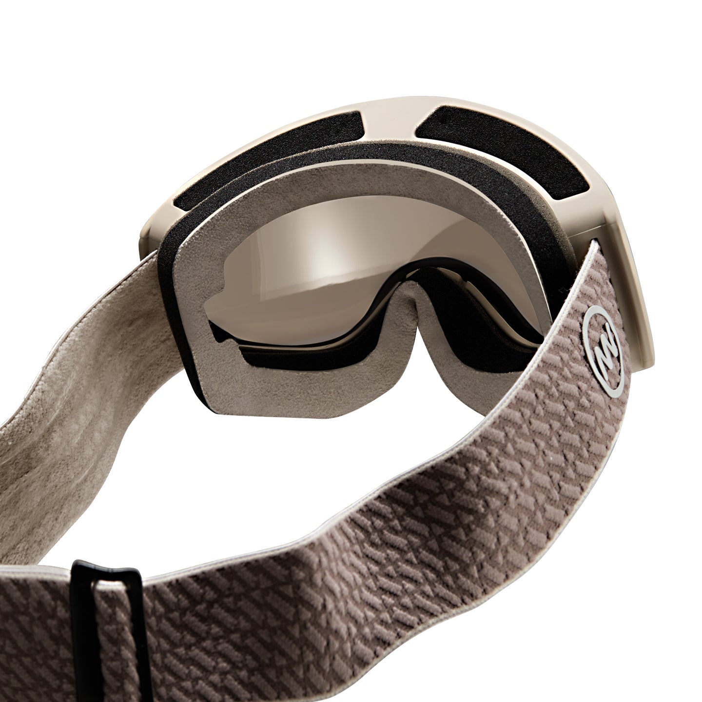 NANEND Double-layer anti-fog replaceable sponge ultra-light glasses Maillard color NG20